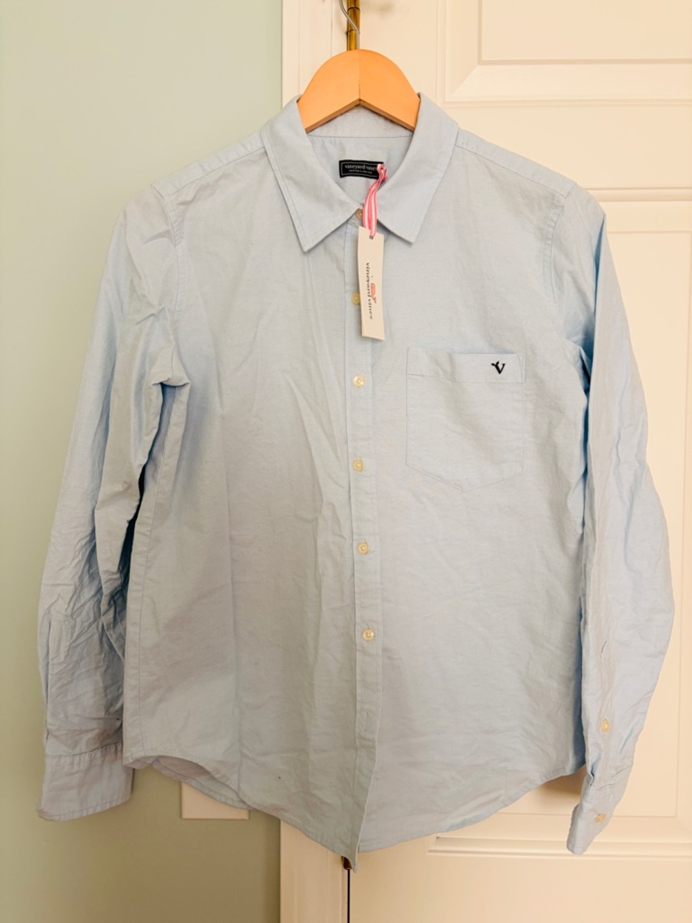 NWT Vineyard Vines Oxford classic button down Jake Blue sz 6
